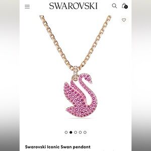 Swarovski Iconic Swan Pendant Necklace